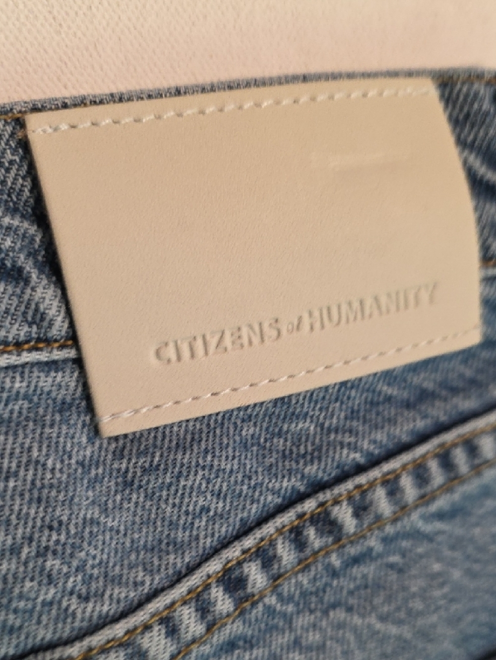 NWOT $268 CITIZENS OF HUMANITY MIRO RELAXED JEANS IN MED BLUE #2 SIZE W27 - Picture 9 of 12